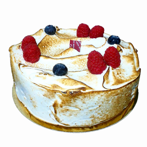 Tarta Limón Frambuesa y merengue