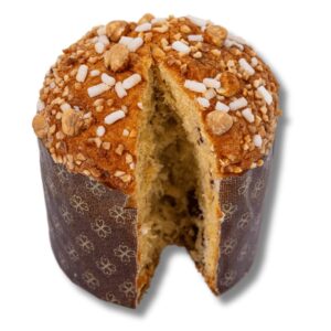 Panettone de gianduja y naranja 500 g.