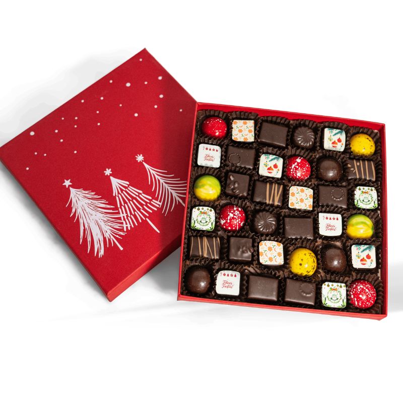 Bombones temáticos navideños caja 36 uds. - Imagen 3