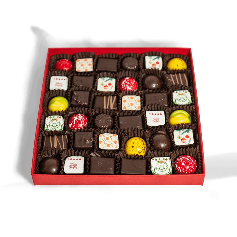 Bombones temáticos navideños caja 36 uds. - Imagen 2